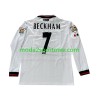 Koszulka Manchester United Beckham 7 Retro Wyjazdowe Stroje Piłkarskie 1998-1999 Długi Rękaw